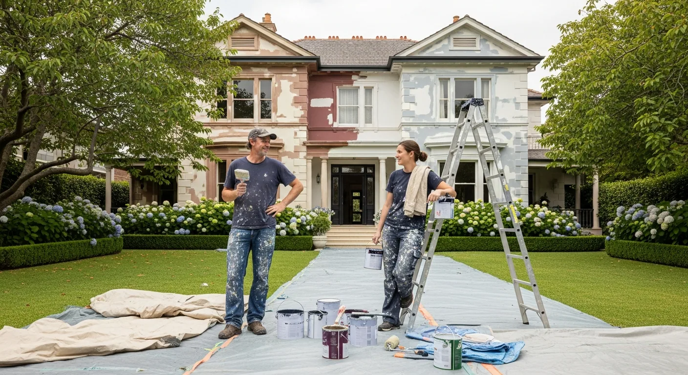 Toorak Painters team at work in Toorak